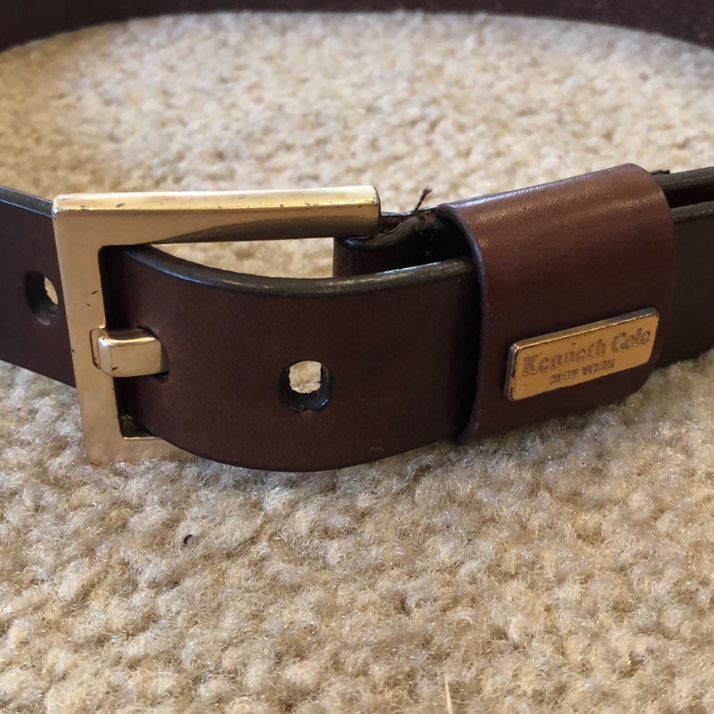 Kenneth Cole NY leather belt - Picture 2 of 4
